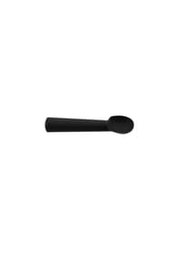 ALMINA® - Eisportionierer 17 cm aus Metall, stabil & langlebig - Schwarz - Schwarz 17 x 4 x 4 cm