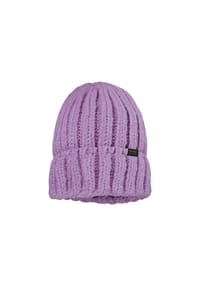 maximo® - KIDS-Mütze mit Umschlag Rippe, einfarbig - digital lavendel