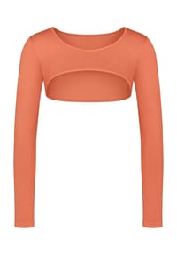 sloggi - Ever Infused Unterhemd, Bolero-Design, cropped, für Damen - APRICOT BRANDY