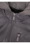 JILANI Damen Lederjacke Lammnappa Kapuze grau Bild 9