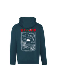 OLDSKULL - Hoodie Asian Futeesan mit coolem Print - Black