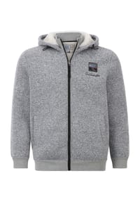 JAN VANDERSTORM - Strickfleecejacke NORVID - grau