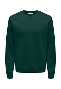 ONLY & SONS - Sweatshirt Ceres Pullover - dunkelgrün
