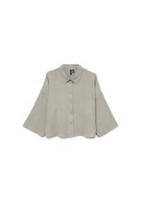 VERO MODA® - Hemdbluse Natali, 3/4-Arm, für Damen - 175598 SNOW WHITE