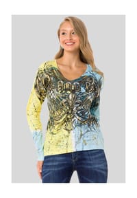 CIPO & BAXX® - Sweatshirts SWEATSHIRT - YELLOWBLUE