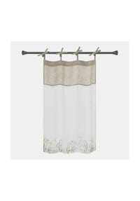 LOBERON - Scheibengardine Lozere beige/braun - beige/braun
