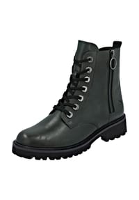 remonte® - Glattleder Stiefelette - Dunkelgrün