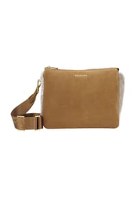 BOGNER - BANFF FRISE Umhängetasche "Gulia", Leder, Reißverschluss, für Damen - 701LIGHTBROWN
