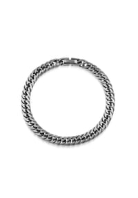 zeeme STAINLESS STEEL - Armband Edelstahl - weiß