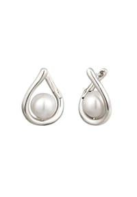 elli. - Ohrringe Creolen Mit Perlen Von Swarovski® 925 Sterling Silber - Gold