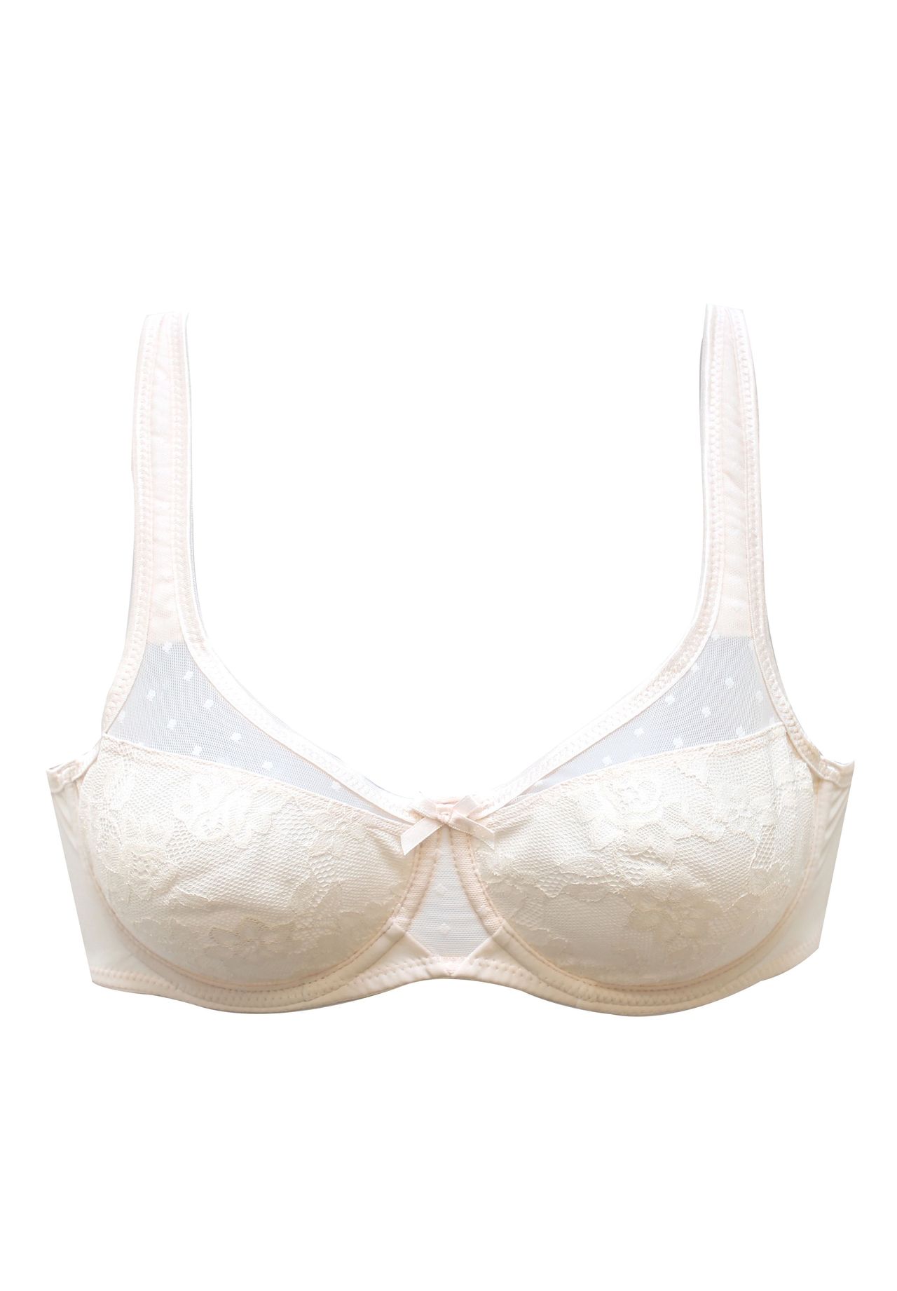 Lascana Nuance Minimizer-Bh, FormbüGel, Spitzen-Details, FüR Damen, Beige|Rosa, 80G