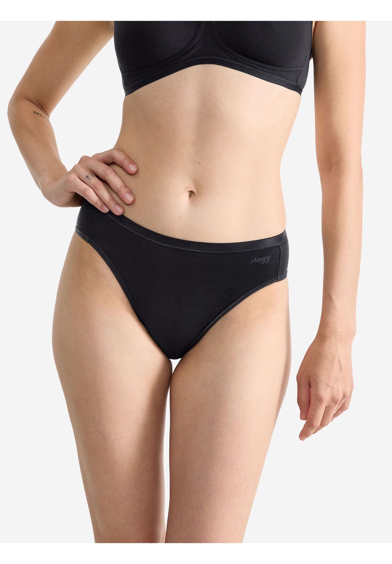 Sloggi GO Daily Cotton Taillenslips, 3Er-Pack, FüR Damen, Schwarz, S