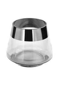 Fink Living Teelichthalter JONA - JONA - silberfarben, transparent