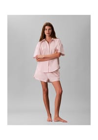 Calvin Klein - Schlafanzug-Oberteil Cotton Poplin, Knopfleiste, für Damen - UJS  AURORA STRIPE
