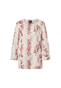 KRISS - Blazer Bine Lin - Beige