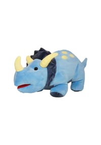 COFI - JollyPlush Dinosaurier Plüschtier Triceratops 50 cm - Blau 50x30 cm