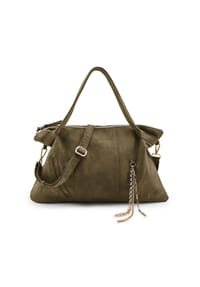 FREDsBRUDER Velvet Wild - Velvet Wild Schultertasche Leder 59 cm - camel