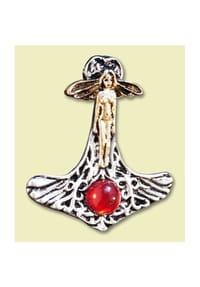 Adelia's - mit Swarovski Kristalle Elfe des Thor - silber
