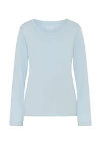 vivance dreams - Langarmshirt Fashionable Nights, Single-Jersey, für Damen - 12 DK BLUE AOP