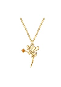 GLANZSTÜCKE MÜNCHEN - Kinder Kette aus 925/- Sterling Silber in Gelbgold mit Zirkonia - gelbgold