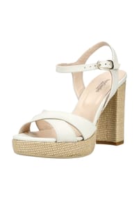 NeroGiardini - Leder Sandalen - Weiß/Beige