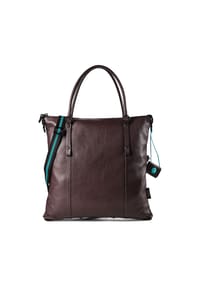 Gabs G17 - G17 Schultertasche Leder 40 cm - moka