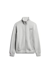 Superdry. - Herren Sweatjacke - Essential Logo Track Top, Stehkragen, Logo - Dunkelblau