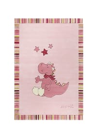 ESPRIT - Kinderteppich Sweet dragon - Kinderteppich Dino Traum - pink