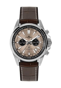 JACQUES LEMANS LIVERPOOL - Herren Chronograph " 1-2117" - BRAUN