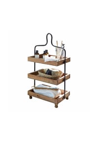 LOBERON Etagere Lasse braun/schwarz - Etageren - braun/schwarz