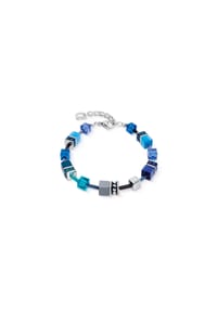 COEUR DE LION GeoCUBE® - Armband Iconic Azure Spirit - Blau-Petrol