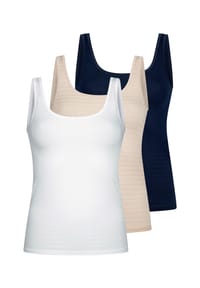 Speidel. - Unterhemd / Top 3er Pack Cotton & More - Blueberry