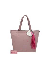 Hello Kitty - Hello Kitty fritzi Shopper Sky Stars Schultertasche Hello Kitty fritzi mit stylischem Hello Kitty-Anhänger - Beige