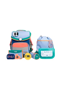 school mood Timeless Pro - Timeless Pro Schulranzen-Set 7-teilig - Dinosaurier
