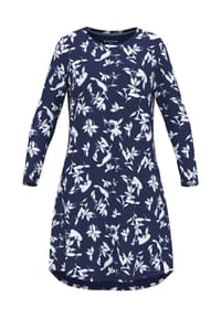 TOM TAILOR - Sleepshirt, knielang, für Damen - 635 BLAU-DUNKEL-A