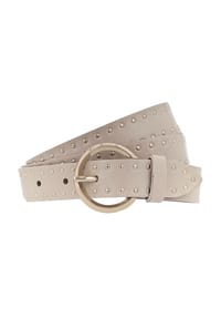 Vanzetti - Nietengürtel, Leder, Dornschließe, für Damen - cognac