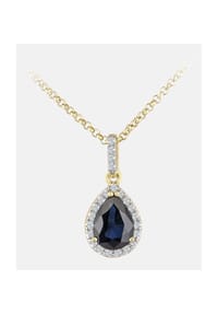 Diamant L'eternel - Kette mit Anhänger, mit Diamant, 750 Gelbgold - gold