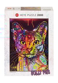 HEYE - Jolly Pets Puzzle "Abyssinian", Dean Russo, 2000 Teile - 
