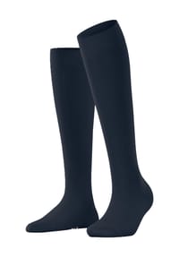 FALKE - Cotton Touch Kniestrümpfe, verstärke Belastungszonen, für Damen - 3146 GRAPHITE