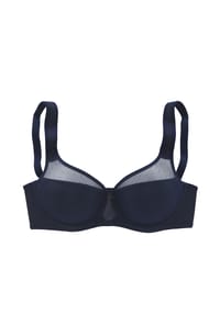 LASCANA - Nuance Minimizer-BH, Zierschleifchen, Netzeinsätze, für Damen - 4744 SAND