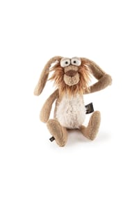 sigikid® - Kuscheltier Besser Wisser BeastsTown ,  für Kinder und Erwachsene - hellbraun