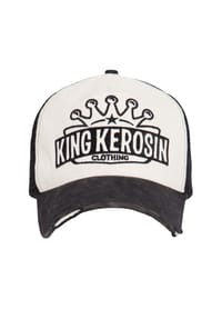 KING KEROSIN - Trucker Cap mit Logo-Schriftzug - rot