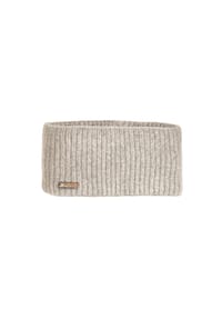 CAPO - Strickstirnband,Kaschmir gerippt - beige