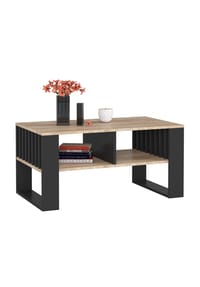 Akord - Rockford Couchtisch - artisan-eiche/schwarz