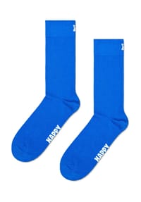 HAPPY SOCKS - Socken "Solid", Rippbündchen - 6300 BLUE
