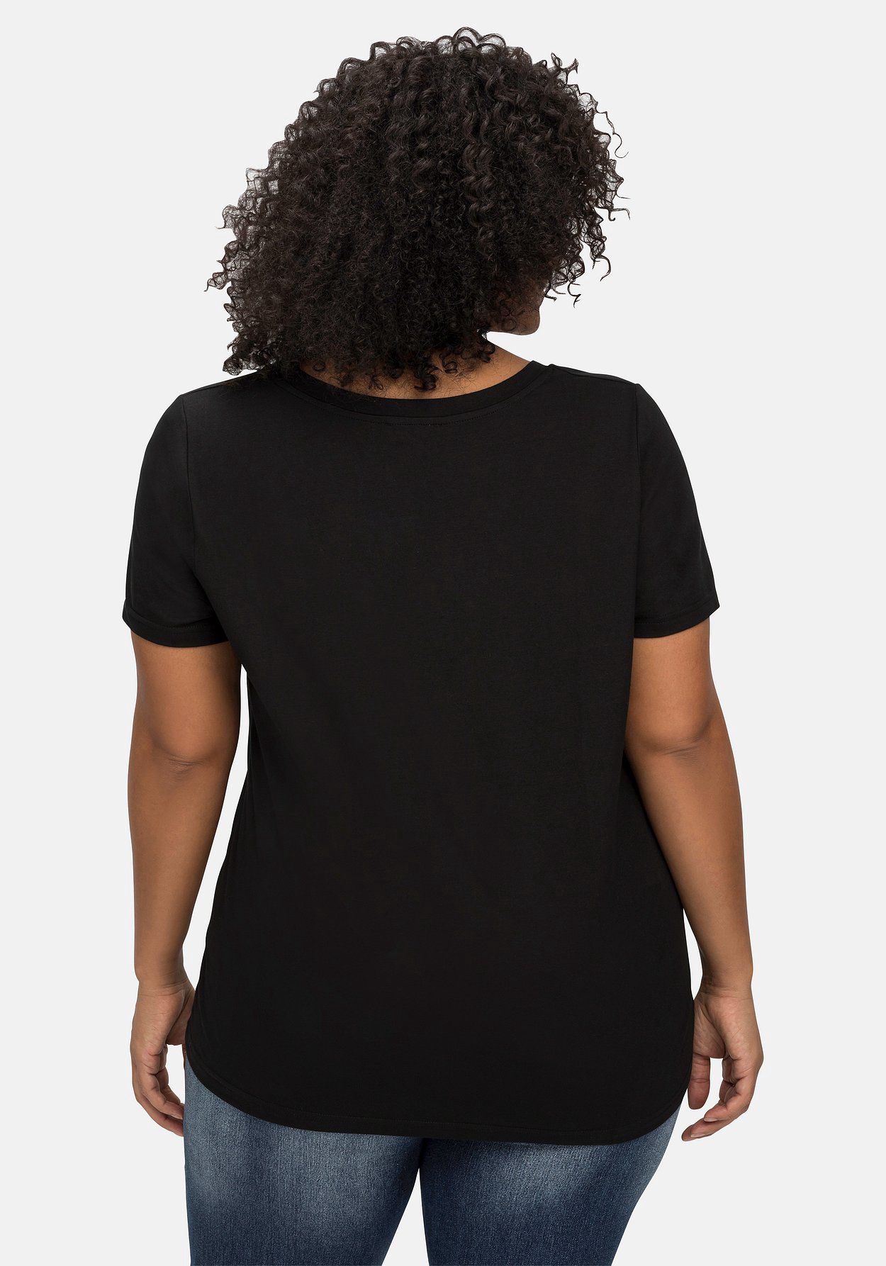 sheego by JoeBrowns T-Shirt mit Frontdruck, in | Jersey-Qualität GALERIA