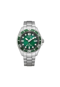CITIZEN® PROMASTER MARINE - Herren Taucheruhr "BN0269-50W" - GRÜN