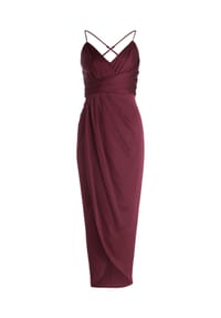 Vera Mont - Abendkleid mit Raffung - Deep Dahlia