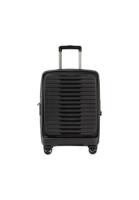 Stratic Novium - Novium 4 Rollen Kabinentrolley S 55 cm Laptopfach mit Dehnfalte - black