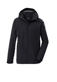 killtec® - Regenjacke Kos 116, Kapuze, für Herren - 200  SCHWARZ